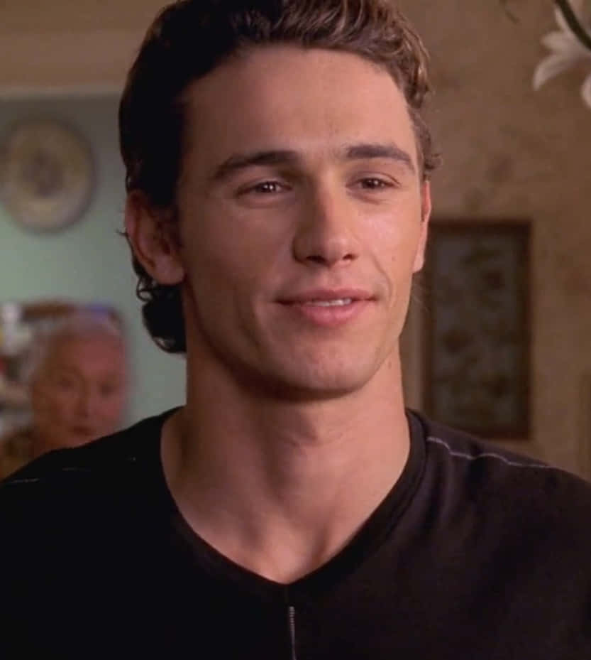 Harry Osborn, dark hair, smiling, SD Phone Wallpaper