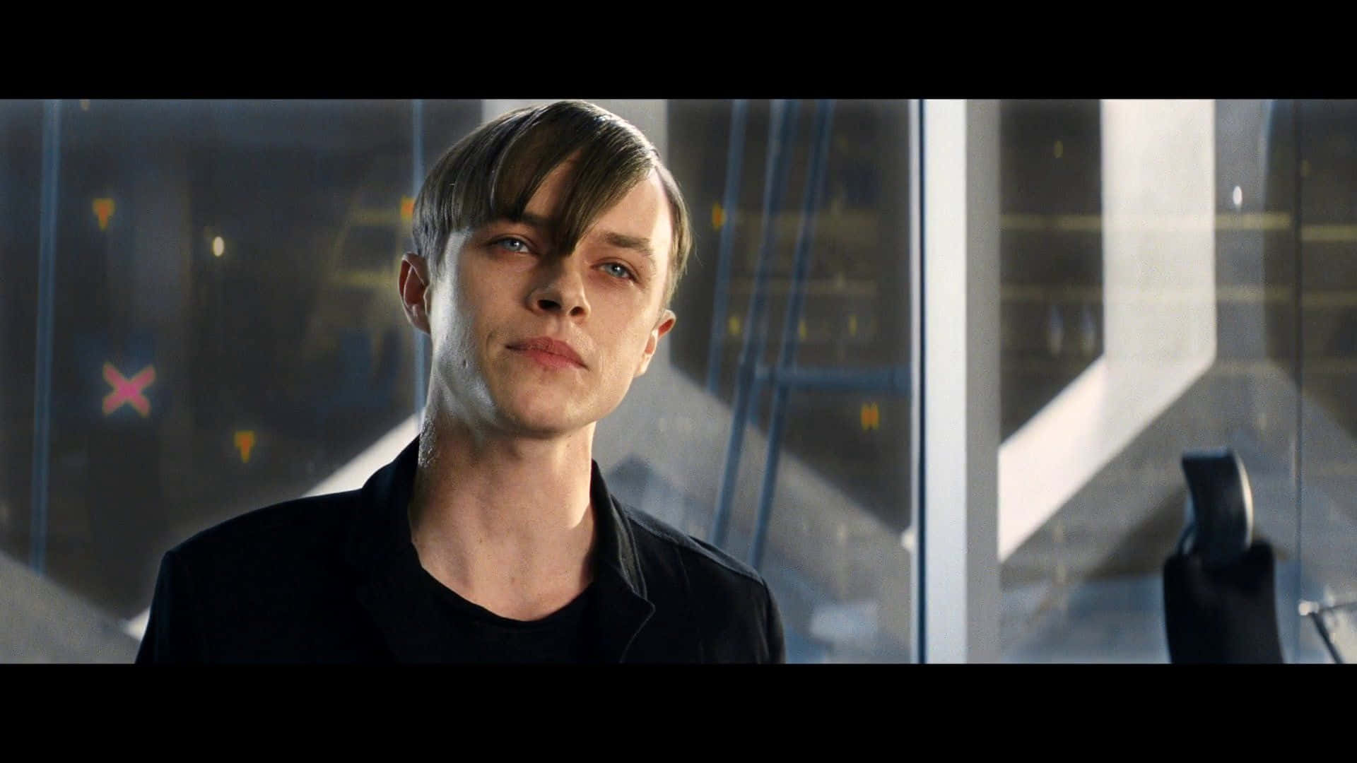 Harry Osborn, futuristic interior, glowing panels, Full HD Desktop Wallpaper