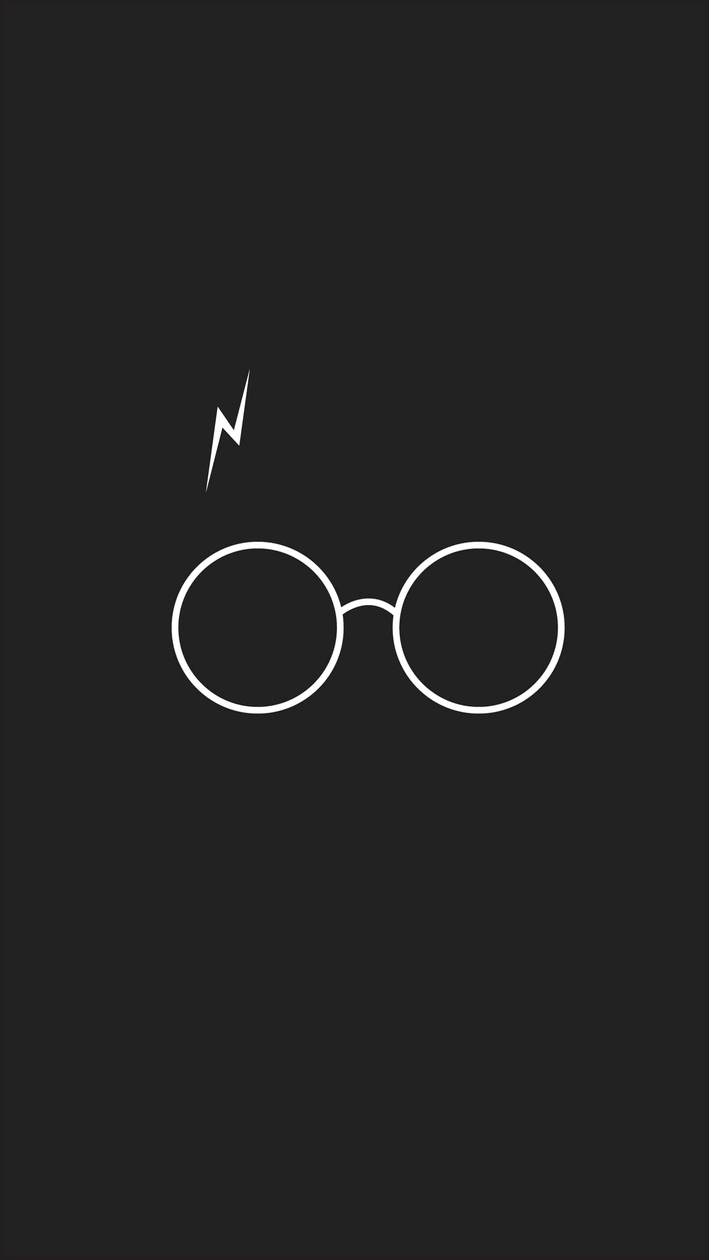Harry Potter, round glasses, lightning bolt, 2K Phone Wallpaper
