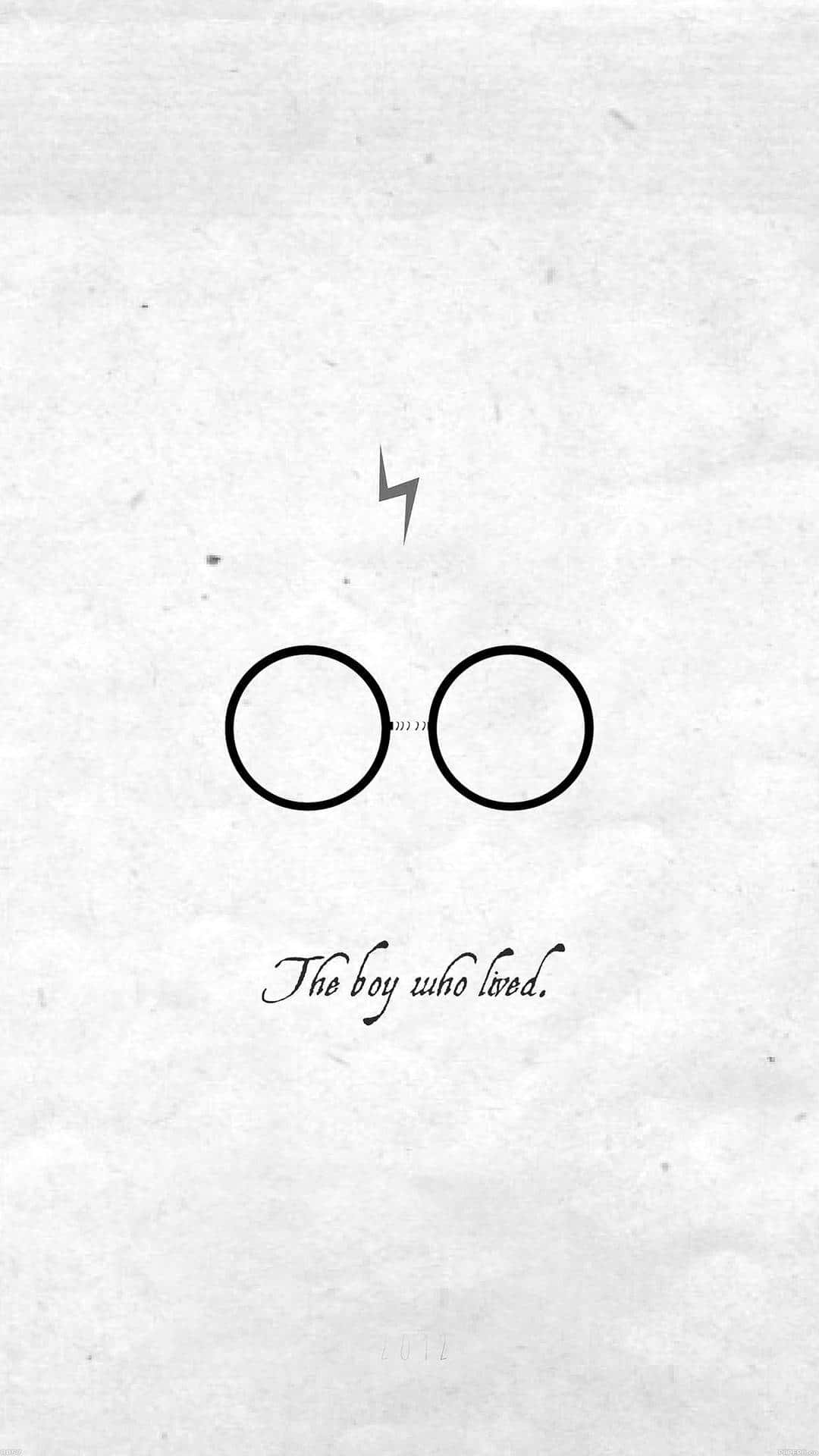 Harry Potter, round glasses, lightning bolt scar, Full HD Phone Wallpaper