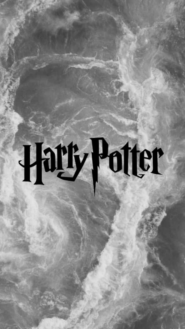 Harry Potter, gothic font, swirling marble textures, SD Phone Wallpaper
