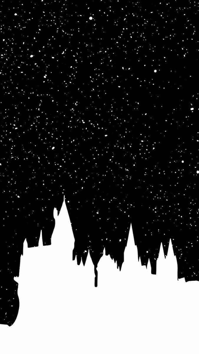 Harry Potter, Christmas, jagged castle peaks, SD Phone Wallpaper