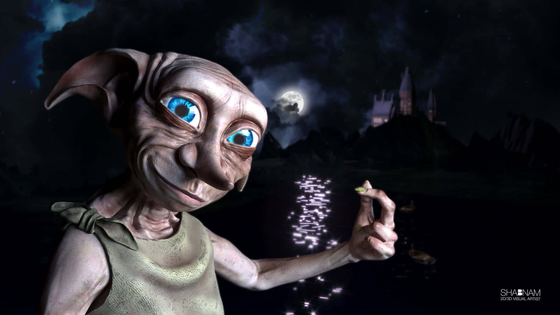 Harry Potter, Dobby, goblin-like creature, Full HD Desktop Wallpaper