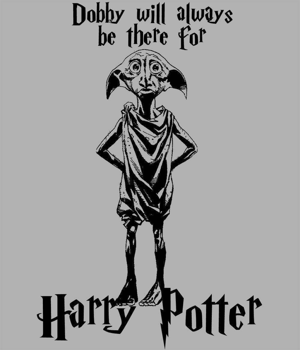 Harry Potter, Dobby, black and white, SD Phone Wallpaper