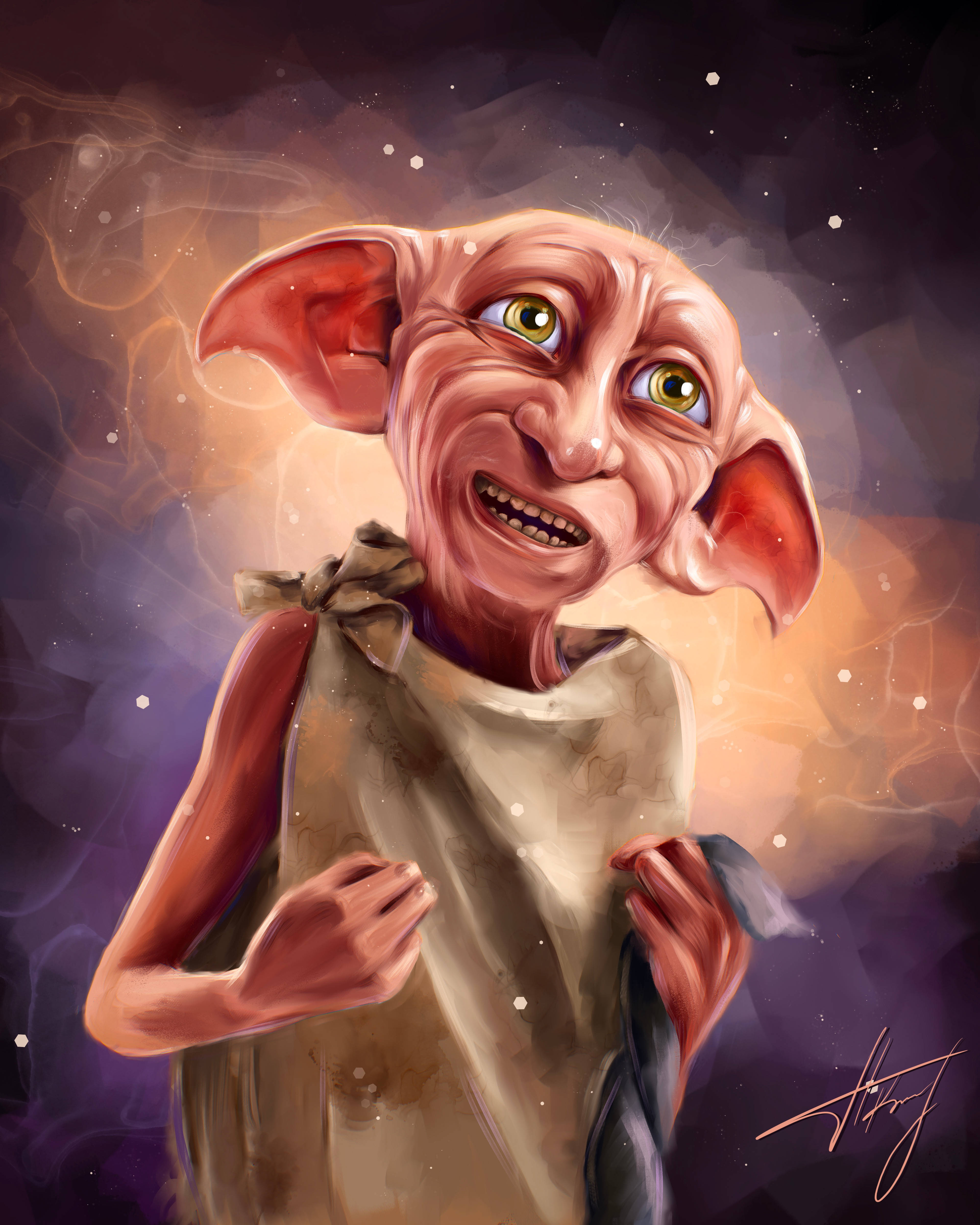 Dobby, sock, Harry Potter, 4K Phone Wallpaper