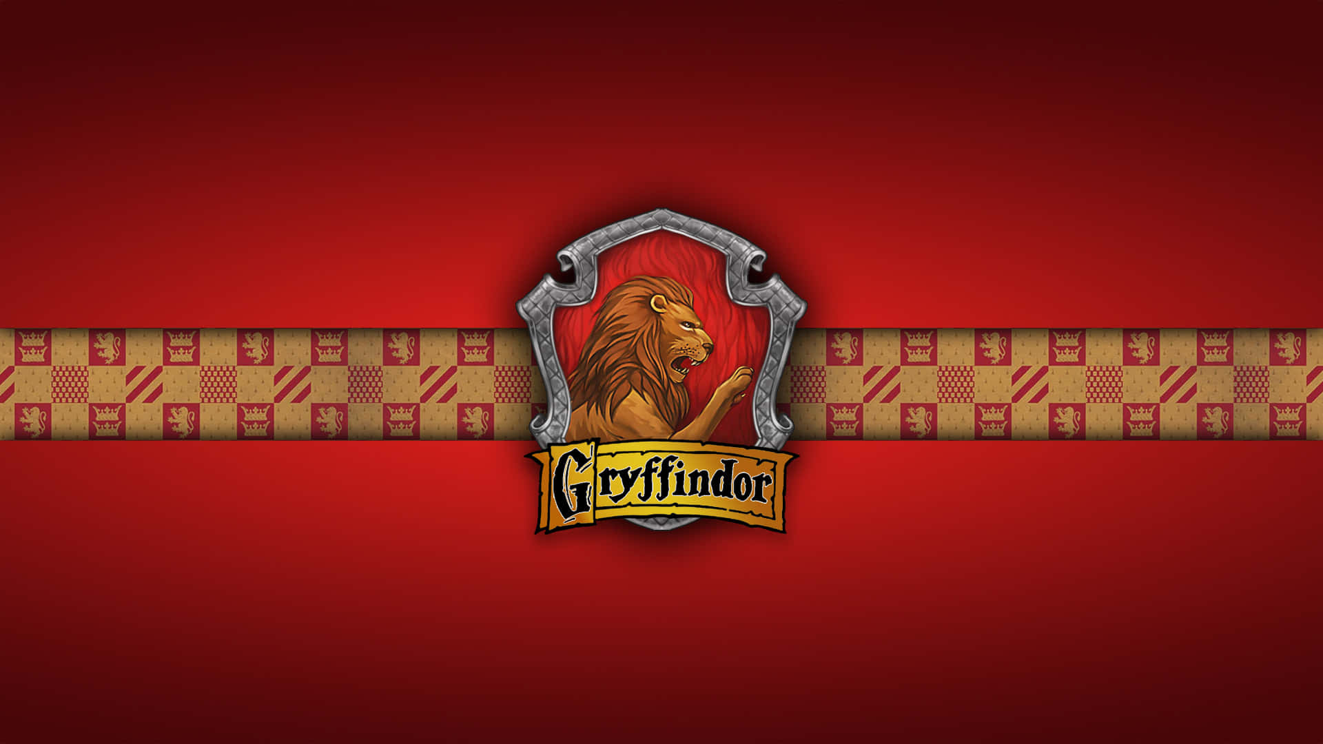 Harry Potter Gryffindor, Gryffindor crest, roaring lion, Full HD Desktop Wallpaper