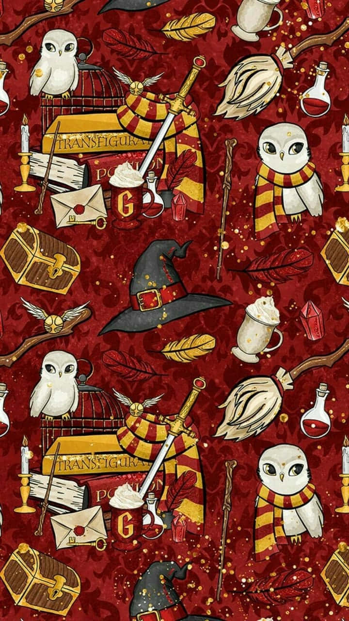 Harry Potter, Gryffindor, owls, HD Phone Wallpaper