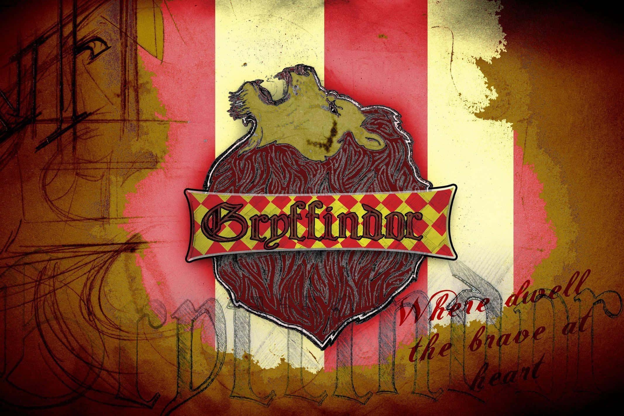 Harry Potter Gryffindor, Gryffindor crest, lion, Full HD Desktop Wallpaper