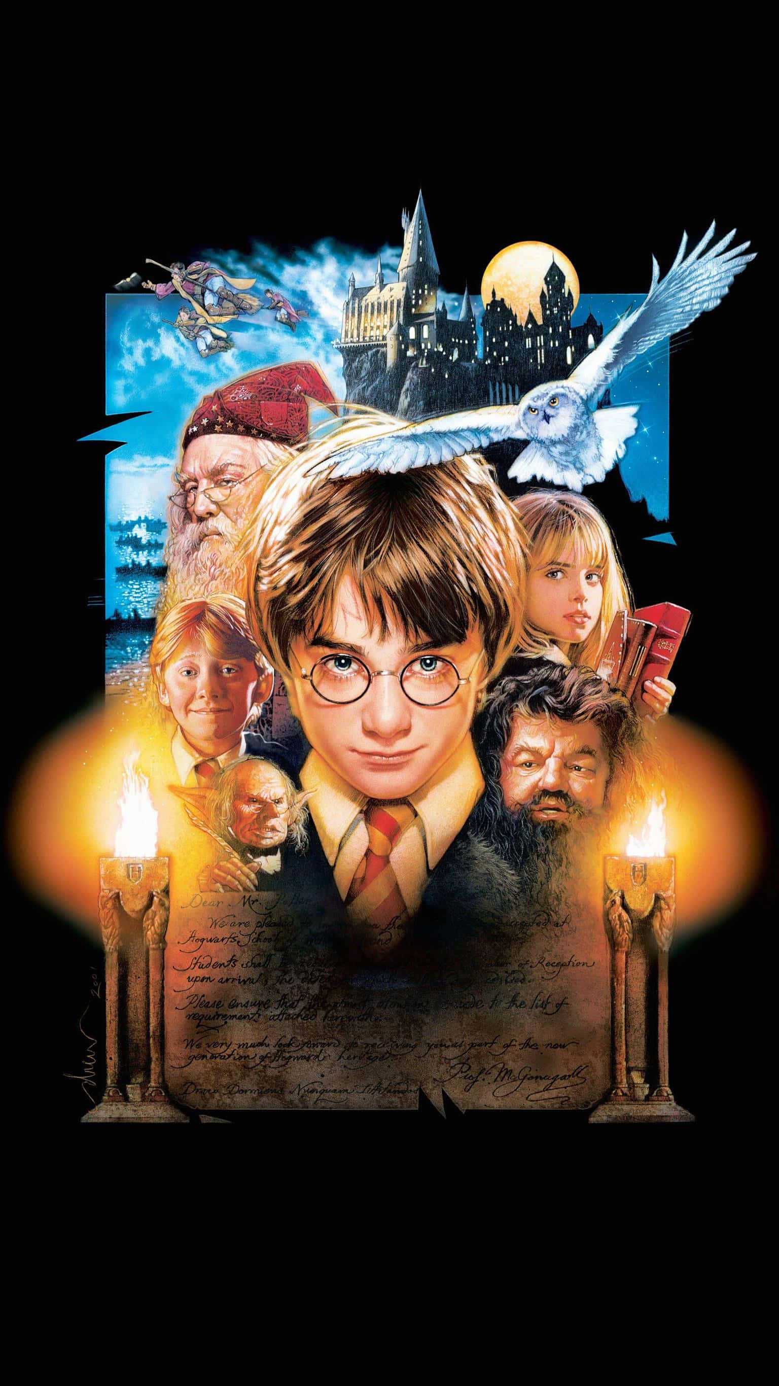 Harry Potter, Halloween, candles, 2K Phone Wallpaper