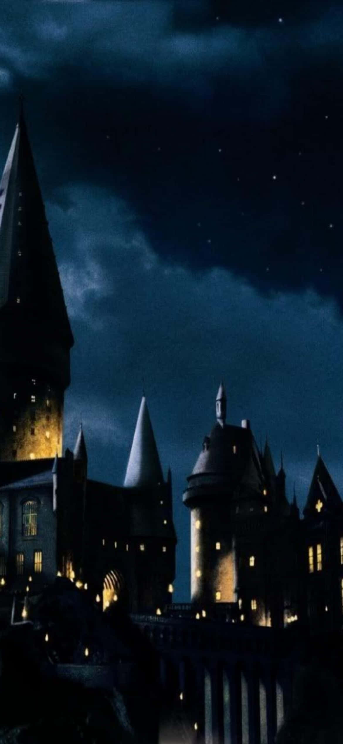 Harry Potter, Halloween, castle, Full HD Phone Wallpaper