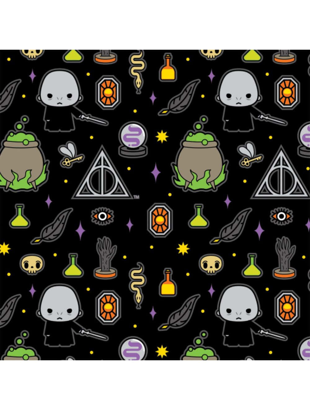 Harry Potter, Halloween, chibi-style, HD Phone Wallpaper