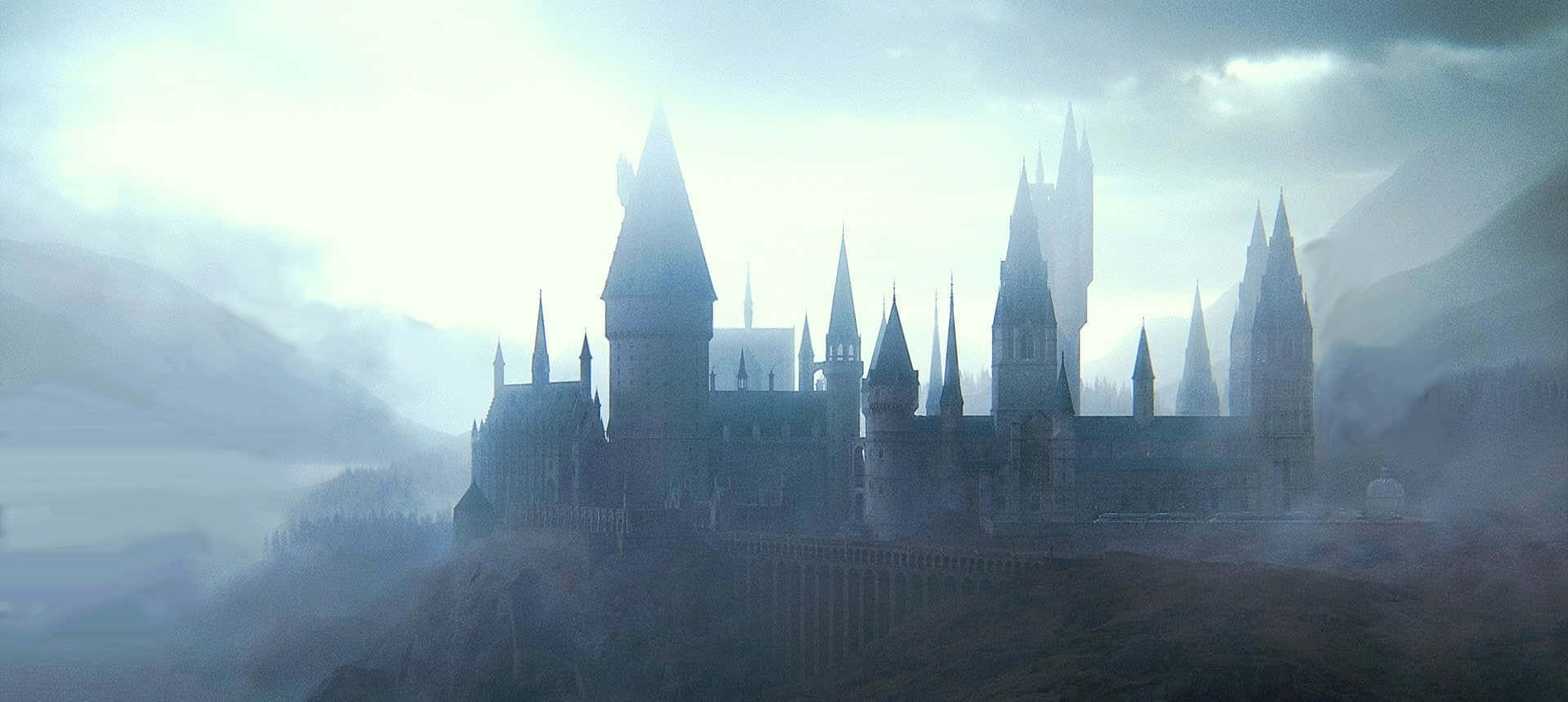 Harry Potter, Halloween, gothic castle, Full HD Desktop Wallpaper