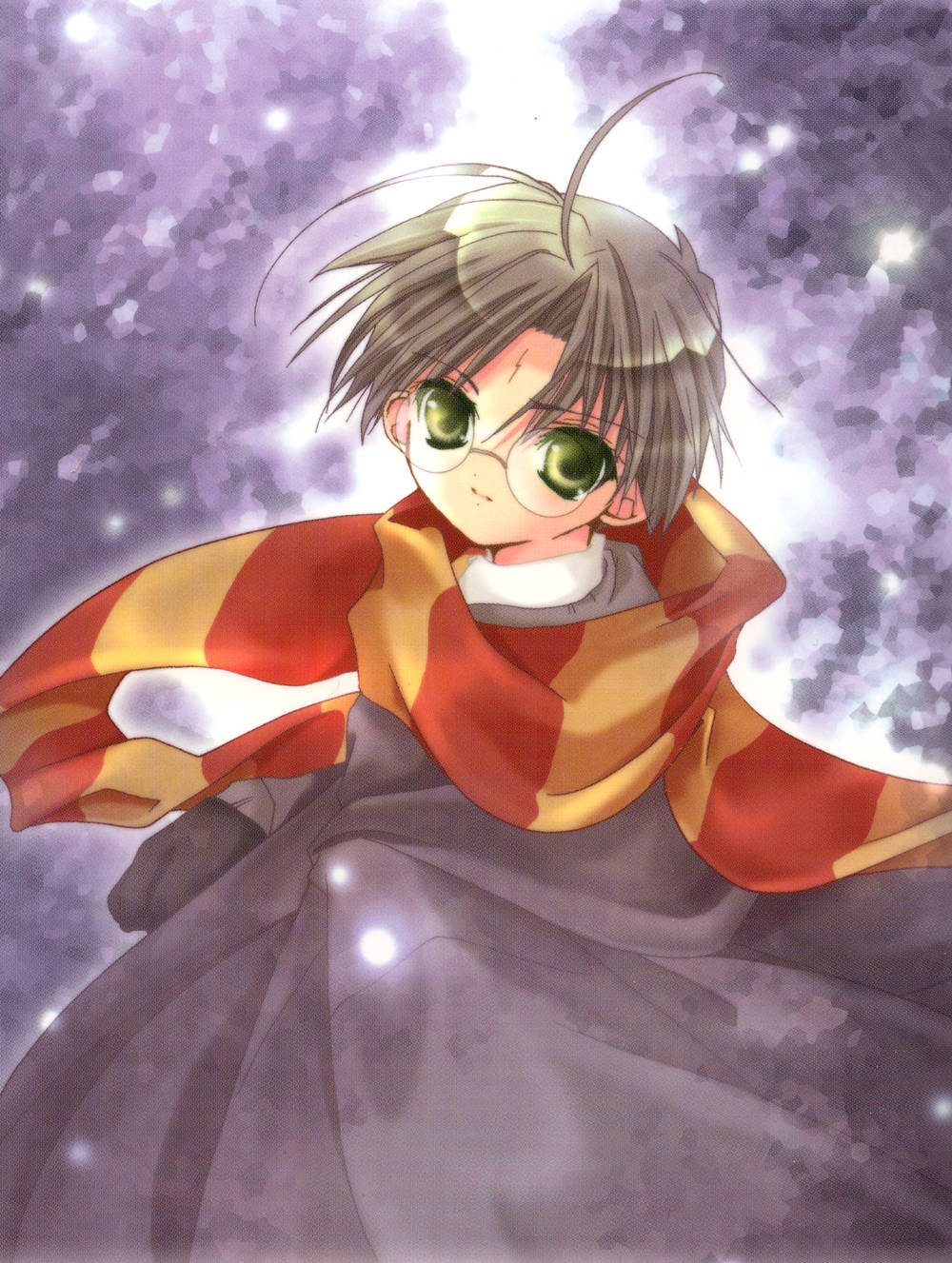 Harry Potter, anime, green eyes, HD Phone Wallpaper