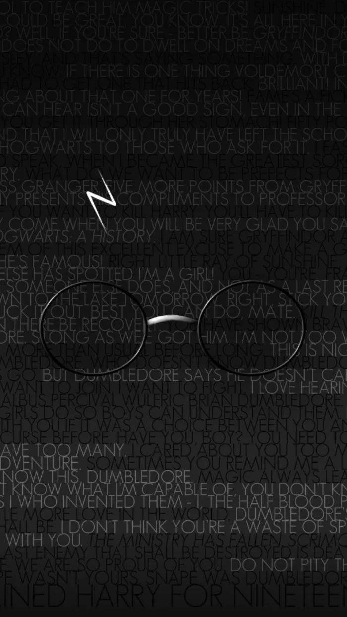 Harry Potter, iPhone, round glasses, SD Phone Wallpaper