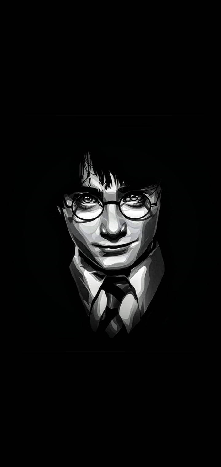 Harry Potter, round glasses, tie, HD Phone Wallpaper