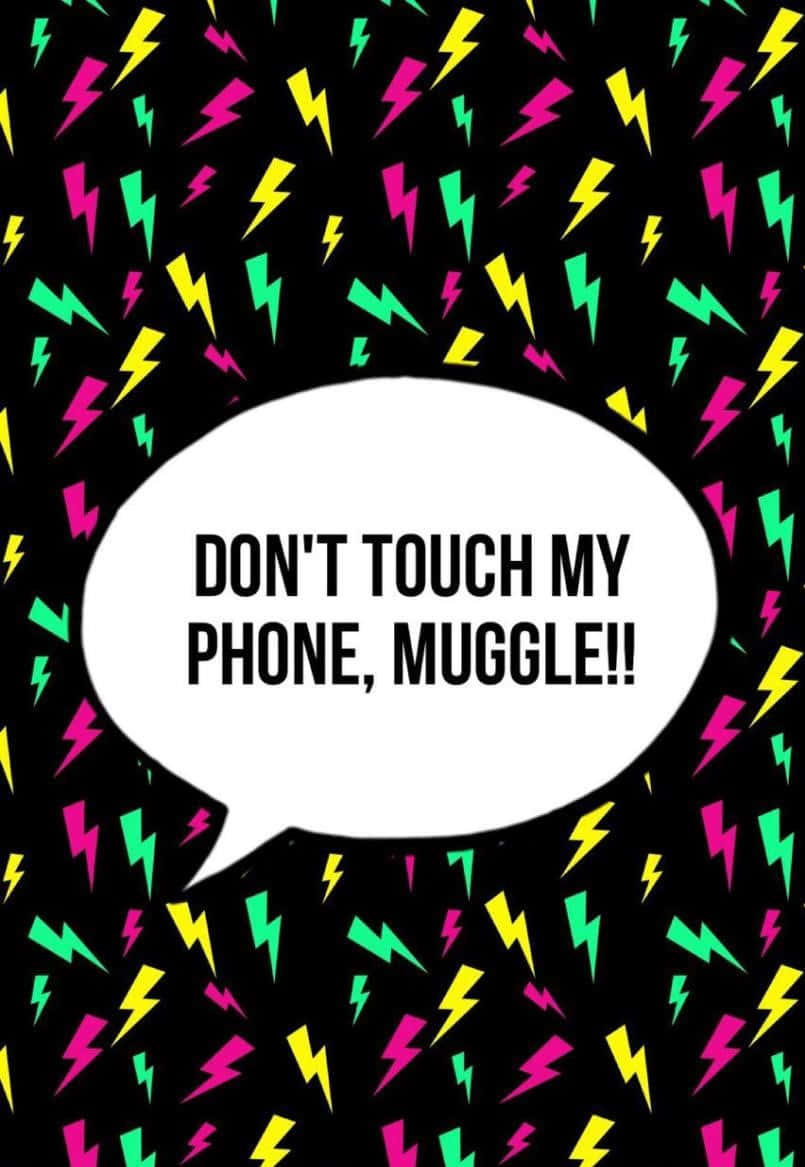 Harry Potter, muggle, neon lightning bolts, SD Phone Wallpaper