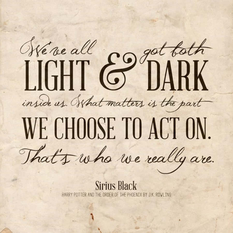 Harry Potter, parchment, black script, SD Desktop Wallpaper