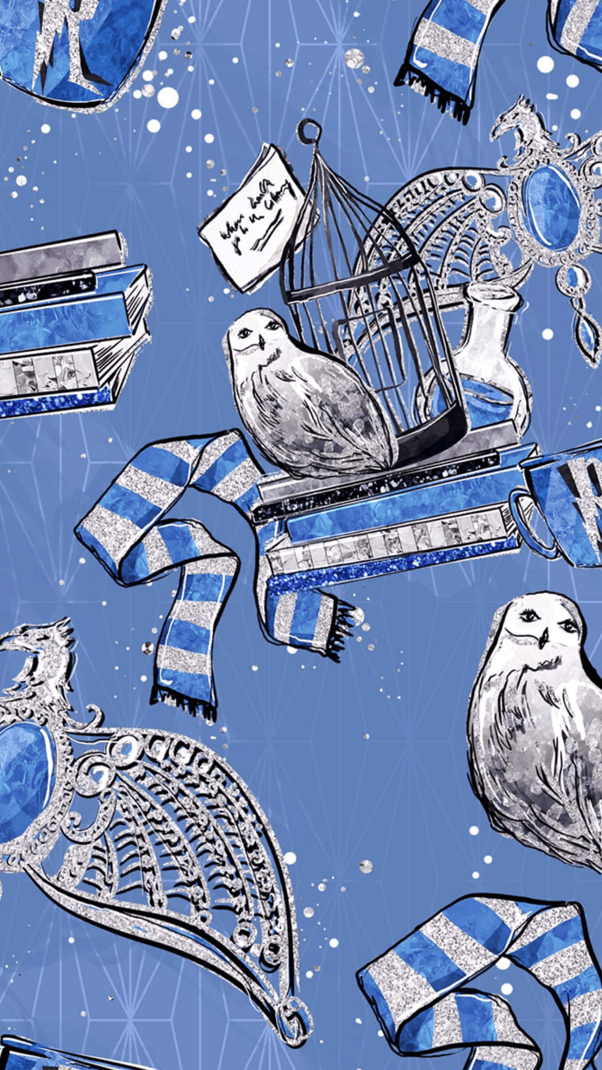 Harry Potter, Ravenclaw, owls, Full HD Phone Wallpaper