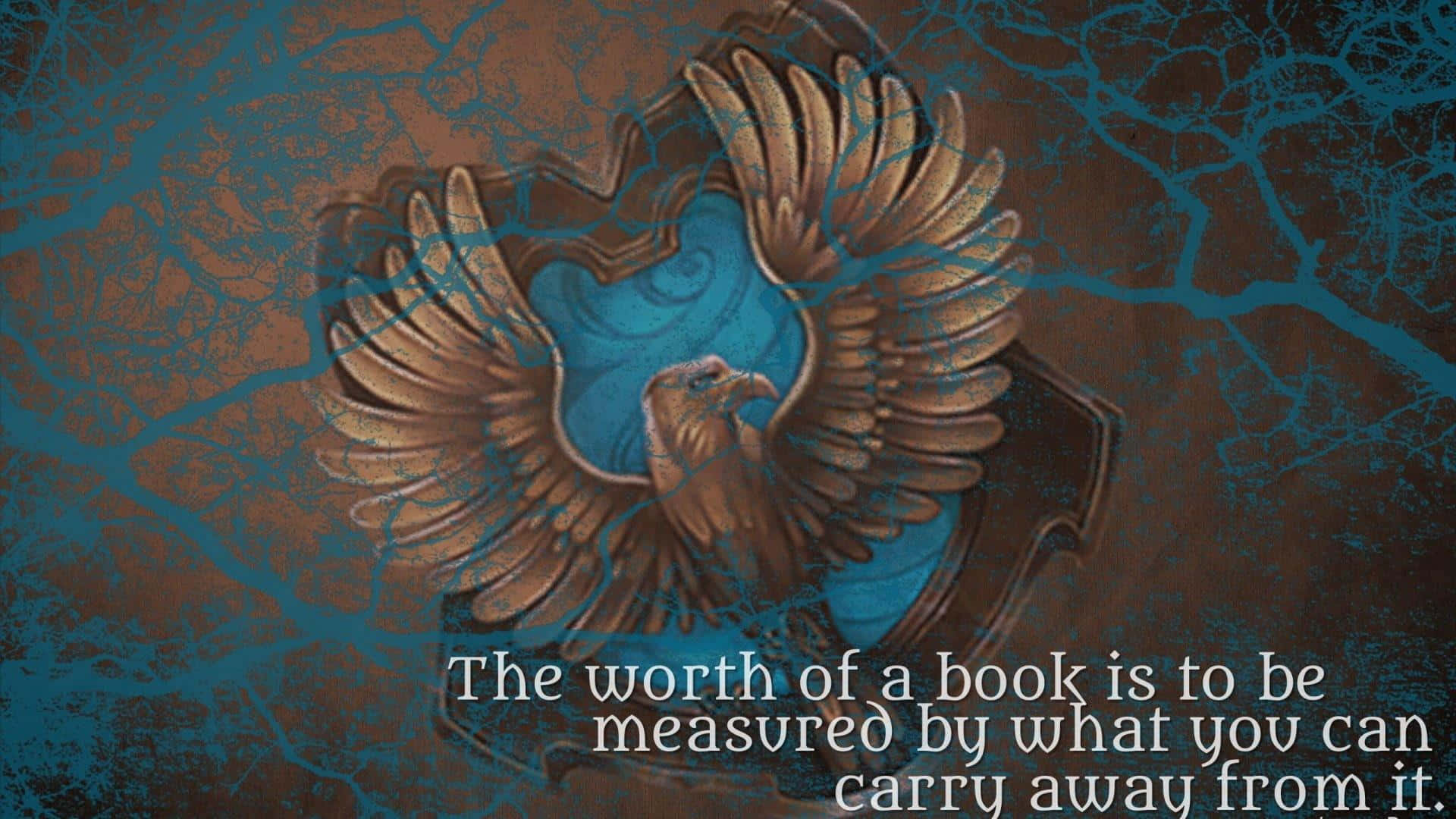 Harry Potter Ravenclaw, Ravenclaw, bronze eagle, Full HD Desktop Wallpaper