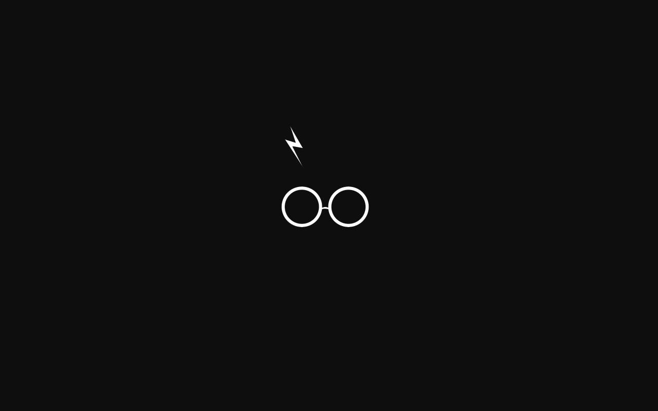 Harry Potter, lightning bolt scar, round glasses, HD Desktop Wallpaper