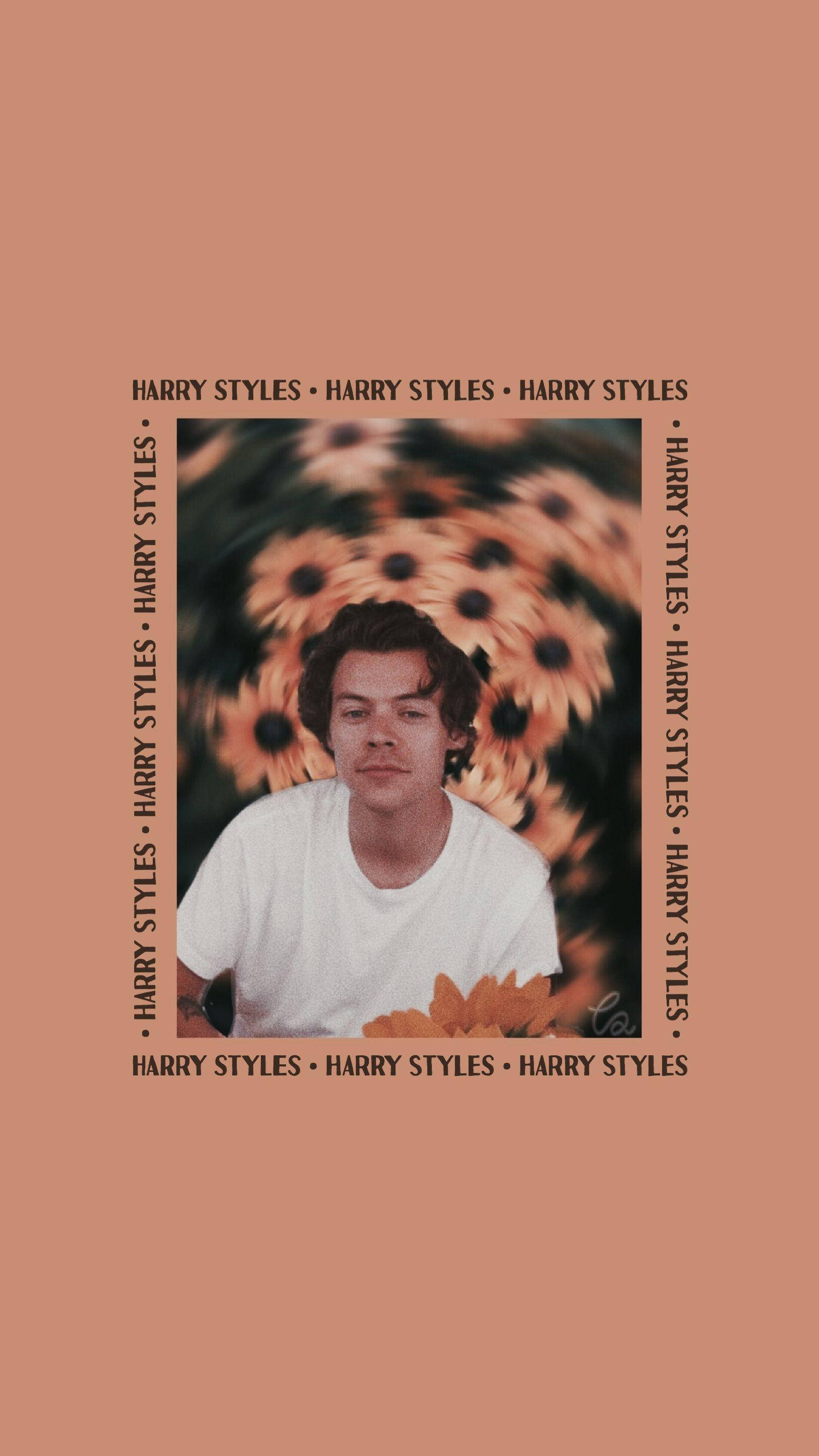 Harry Styles, white tee, sunflowers, 2K Phone Wallpaper