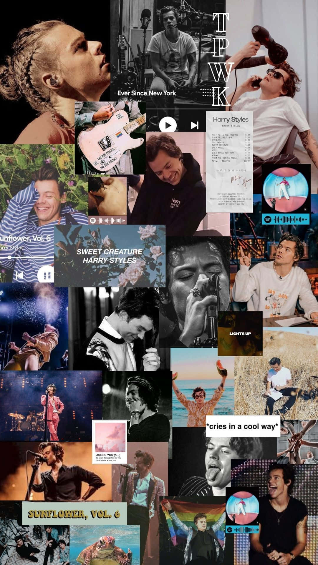 Harry Styles, collage, candid moments, Full HD Phone Wallpaper