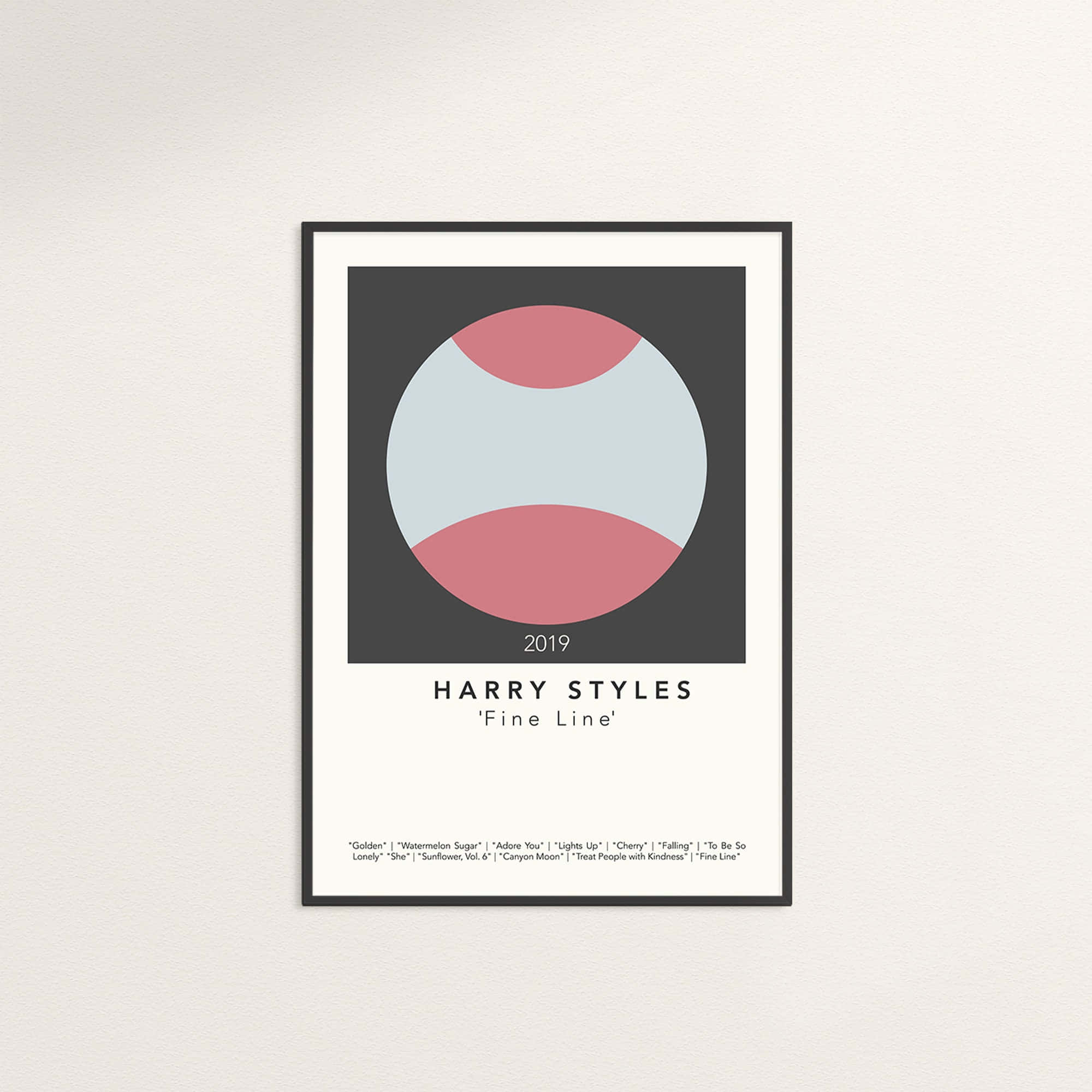 Harry Styles Album Cover, pink, light blue, Full HD Desktop Wallpaper