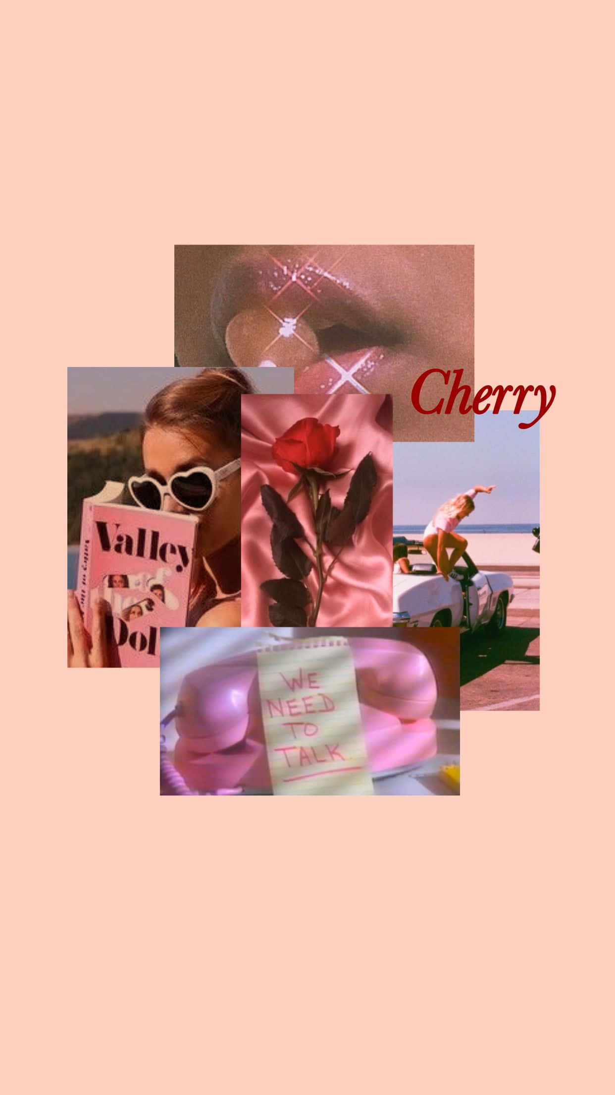Harry Styles, self-titled album, dreamy pink-toned collage, Full HD Phone Wallpaper