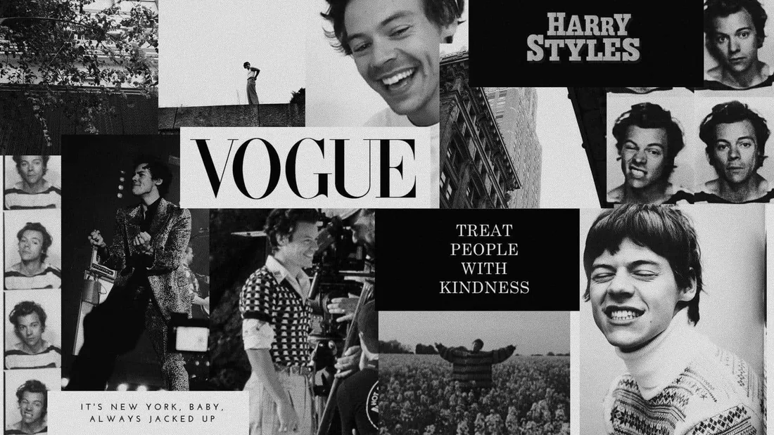 Harry Styles Black And White