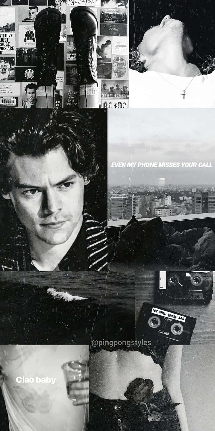 Harry Styles, black and white, music video, HD Phone Wallpaper