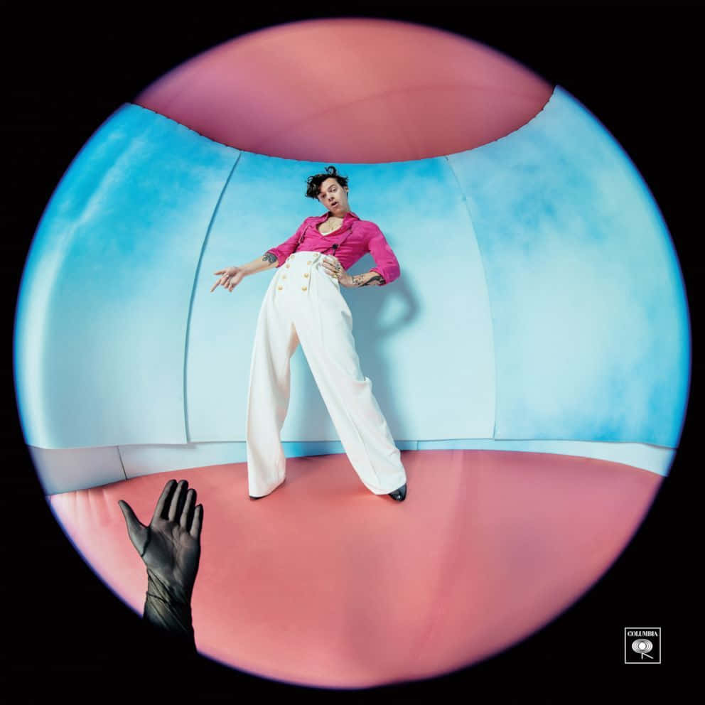 Harry Styles, Fine Line, pink shirt, SD Desktop Wallpaper