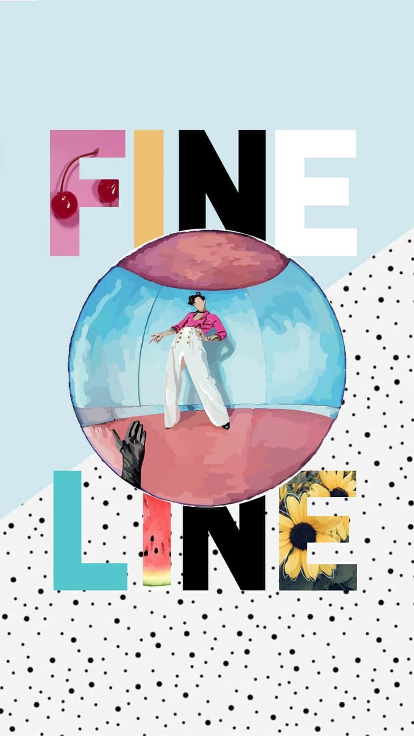 Harry Styles Fine Line, album cover art, colorful sphere, HD Phone Wallpaper