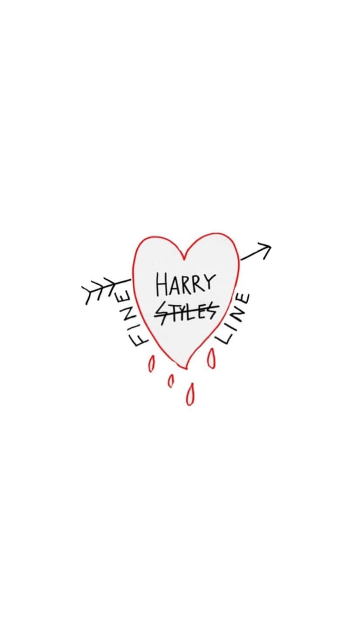 Harry Styles Fine Line, heart arrow, red heart, HD Phone Wallpaper
