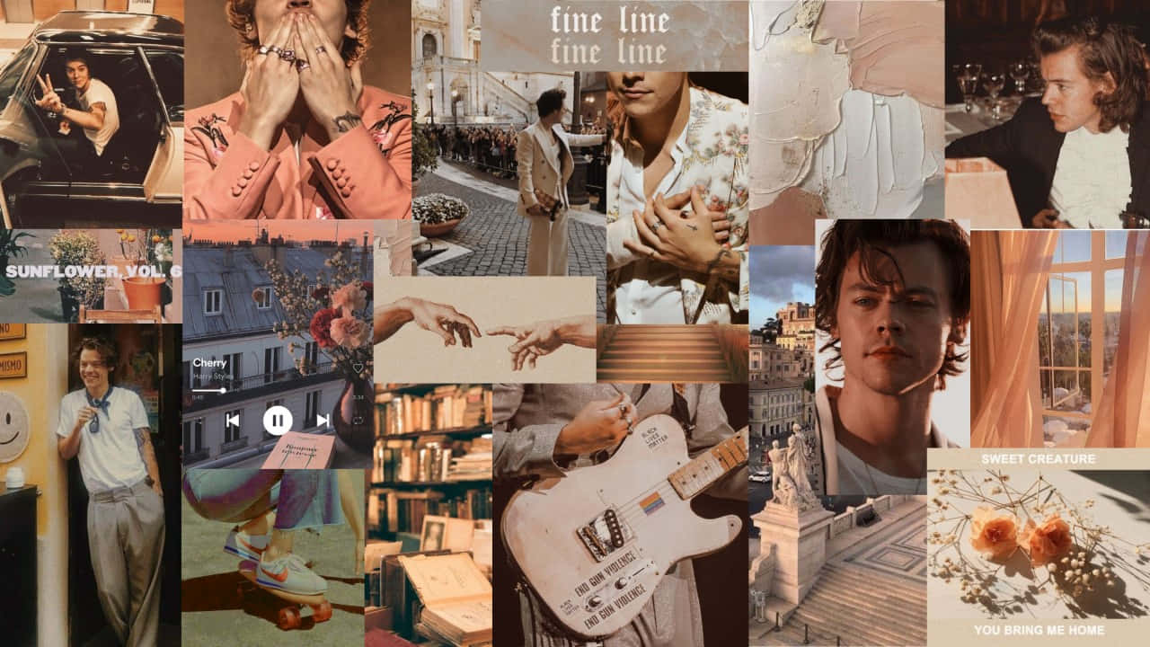 Harry Styles Fine Line, vintage cars, books, HD Desktop Wallpaper