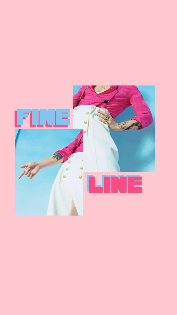 Harry Styles Fine Line, pink shirt, white skirt, HD Phone Wallpaper