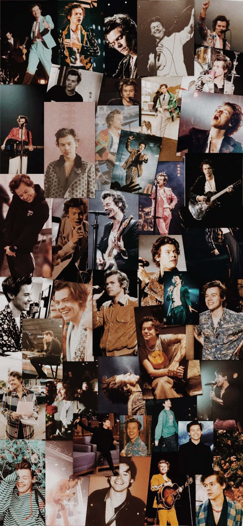 Harry Styles, collage, candid moments, HD Phone Wallpaper