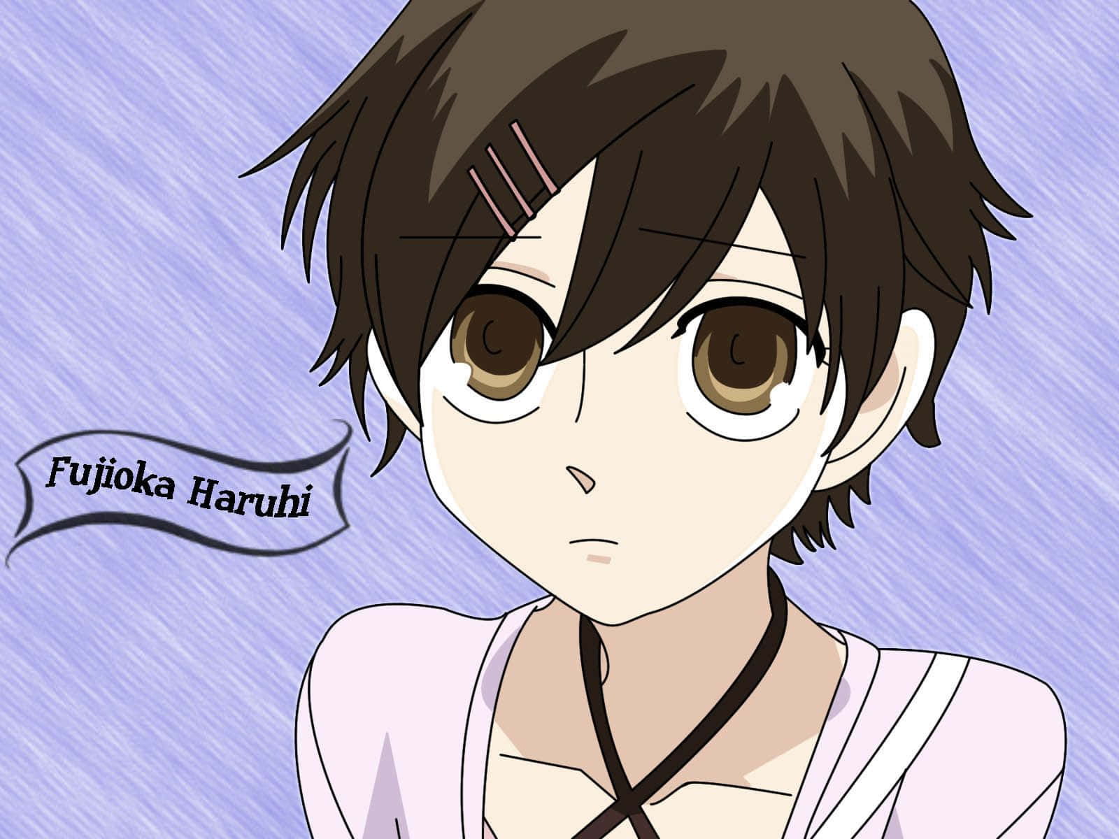 Haruhi Fujioka, school uniform, brown hair, HD Desktop Wallpaper