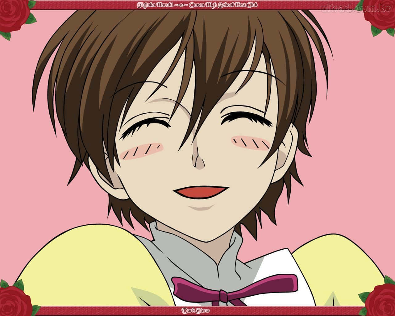Haruhi Fujioka, brown hair, closed eyes, HD Desktop Wallpaper
