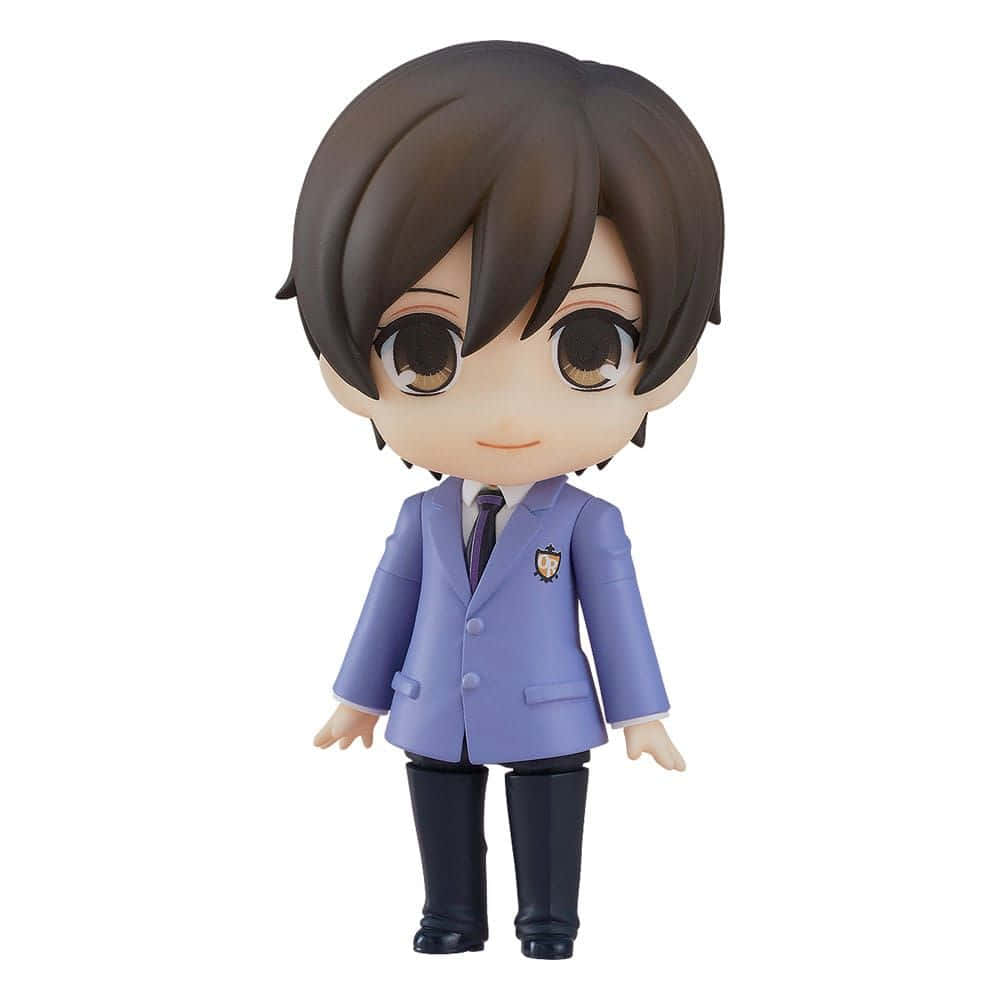 Haruhi Fujioka, anime style illustration, chibi anime figure, SD Desktop Wallpaper