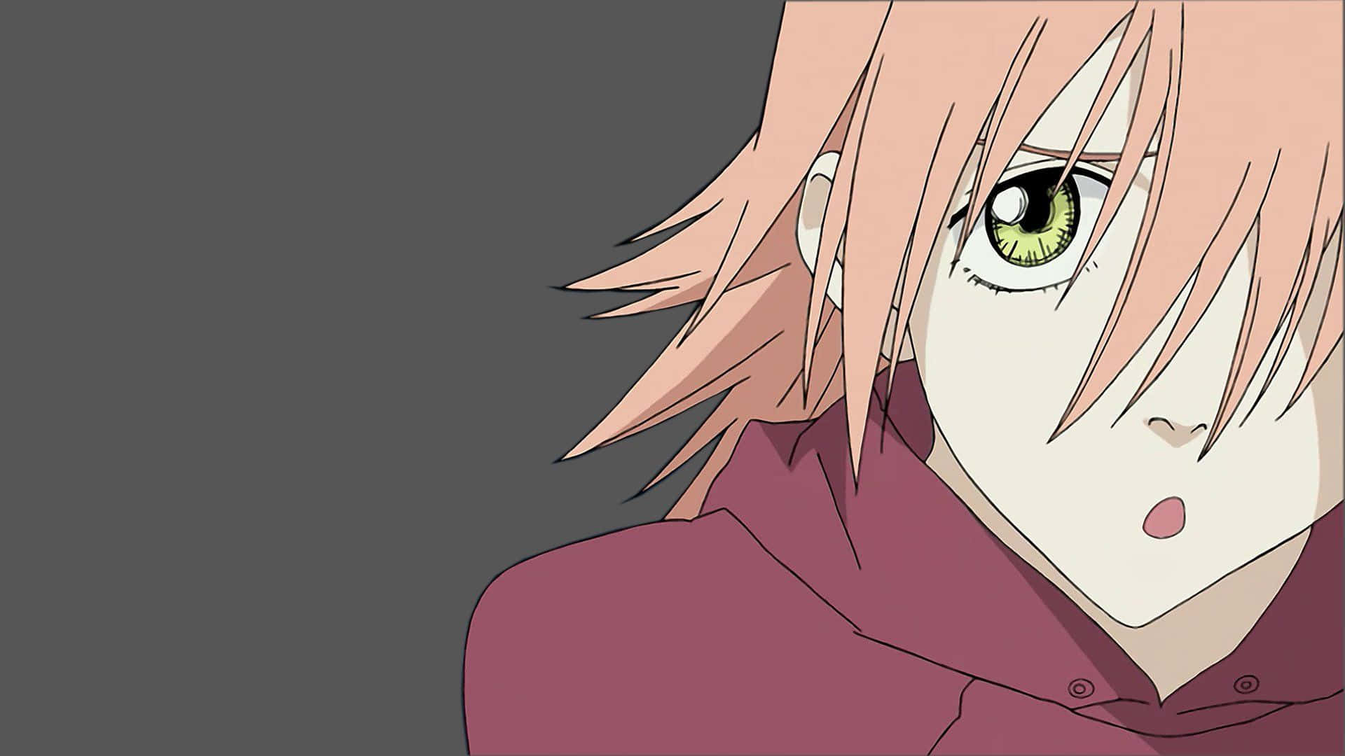 Haruko Haruhara, pink-haired, green eyes, Full HD Desktop Wallpaper