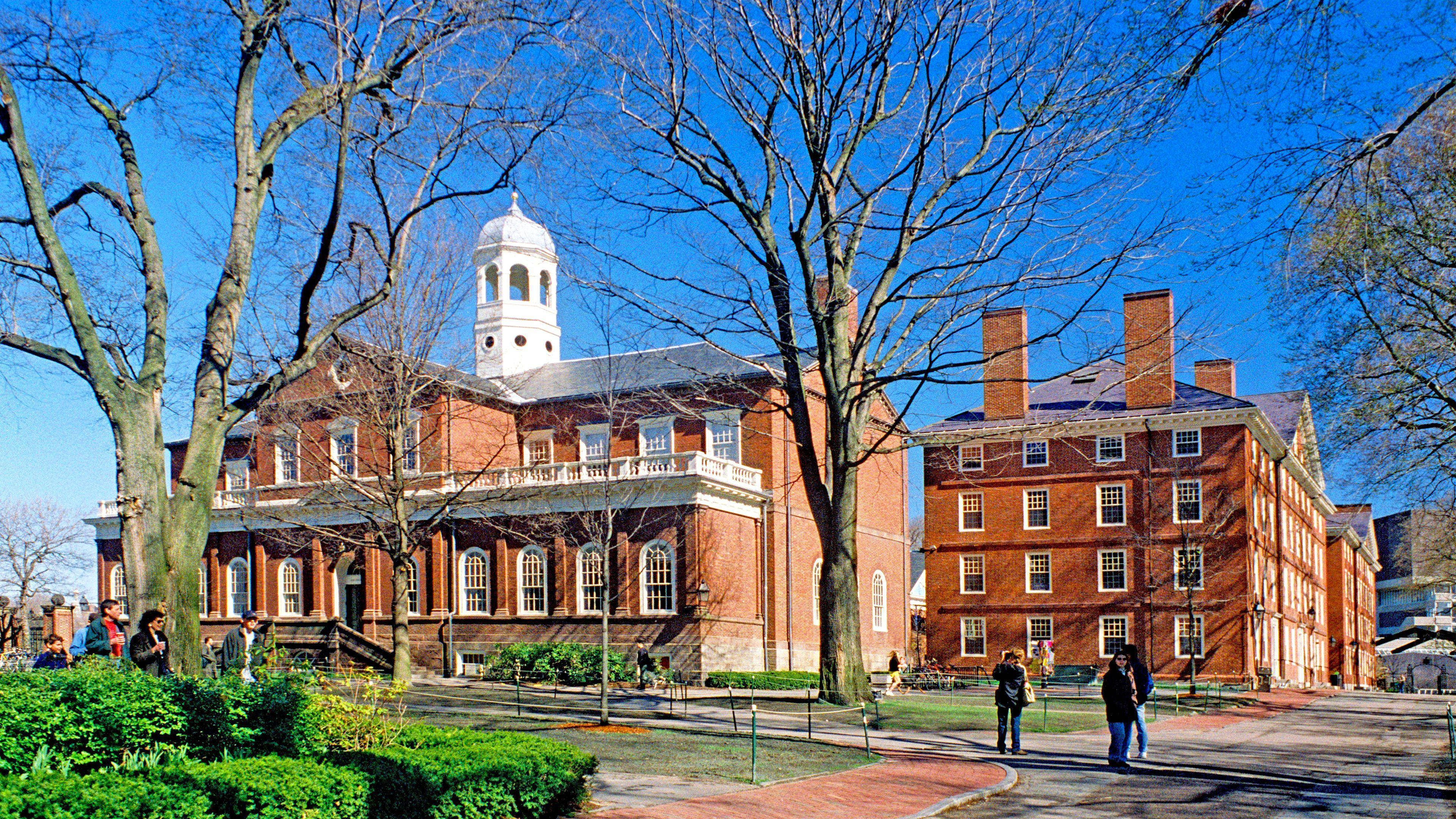 Harvard University, red brick, white cupolas, 4K Desktop Wallpaper