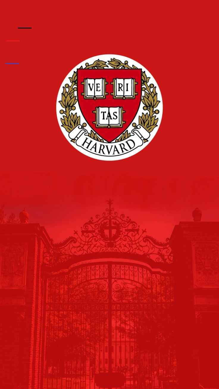 Harvard University, logo, red aesthetic, HD Phone Wallpaper