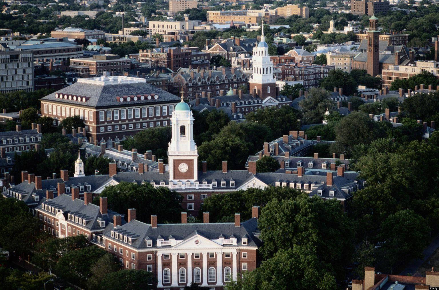 Harvard University, campus, aerial view, HD Desktop Wallpaper