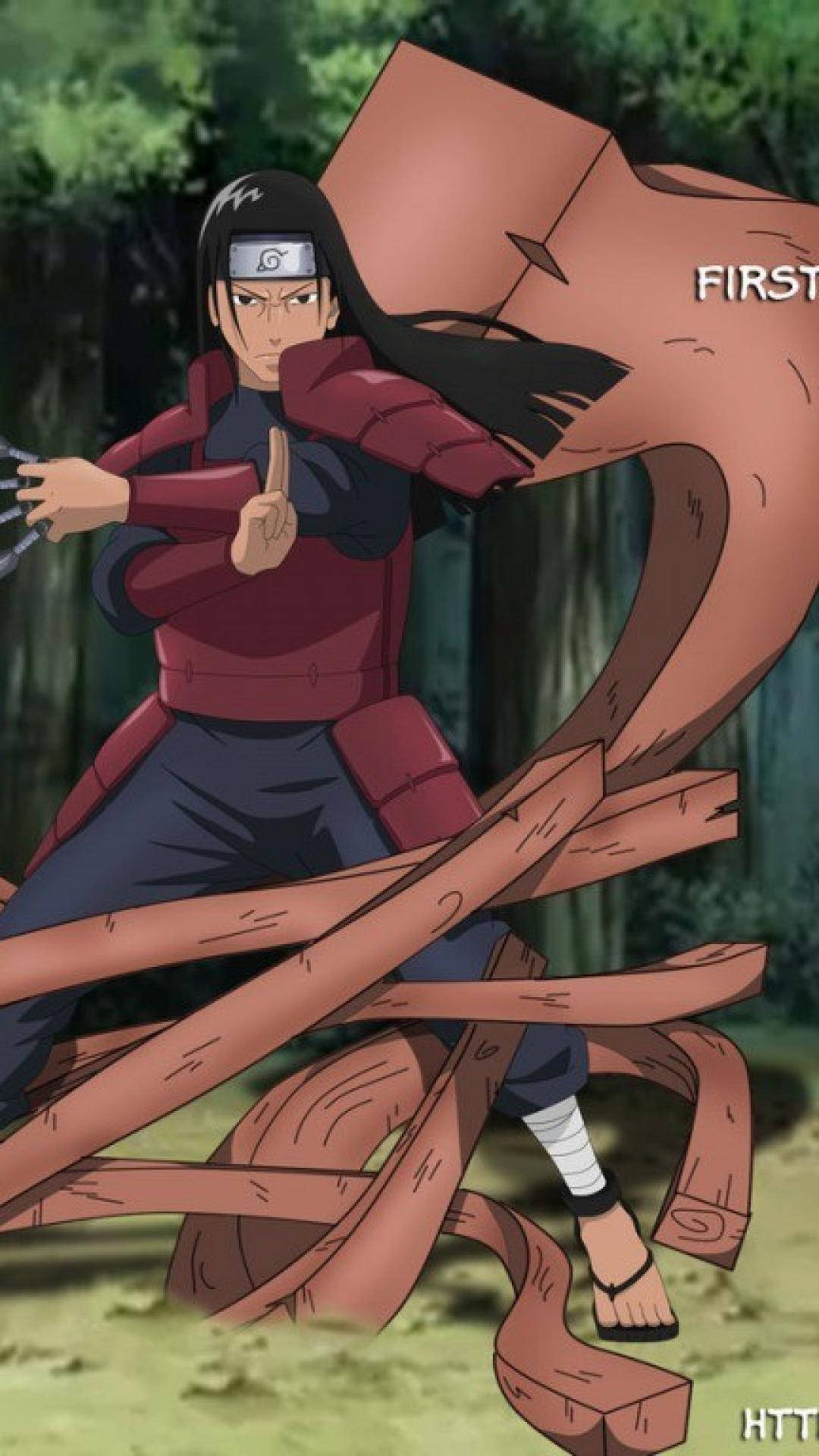 Hashirama Phone, wood element, anime ninja, Full HD Phone Wallpaper