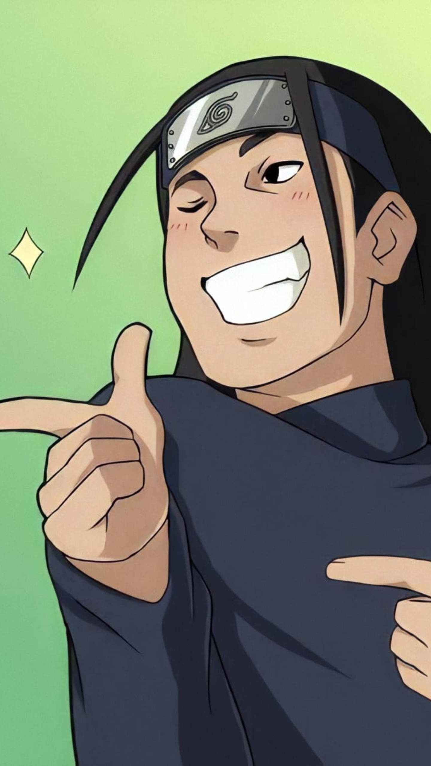 Hashirama Phone, anime character, black hair, 2K Phone Wallpaper