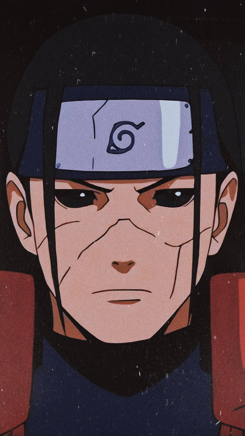 Hashirama Senju, spiral symbol, dark background, HD Phone Wallpaper