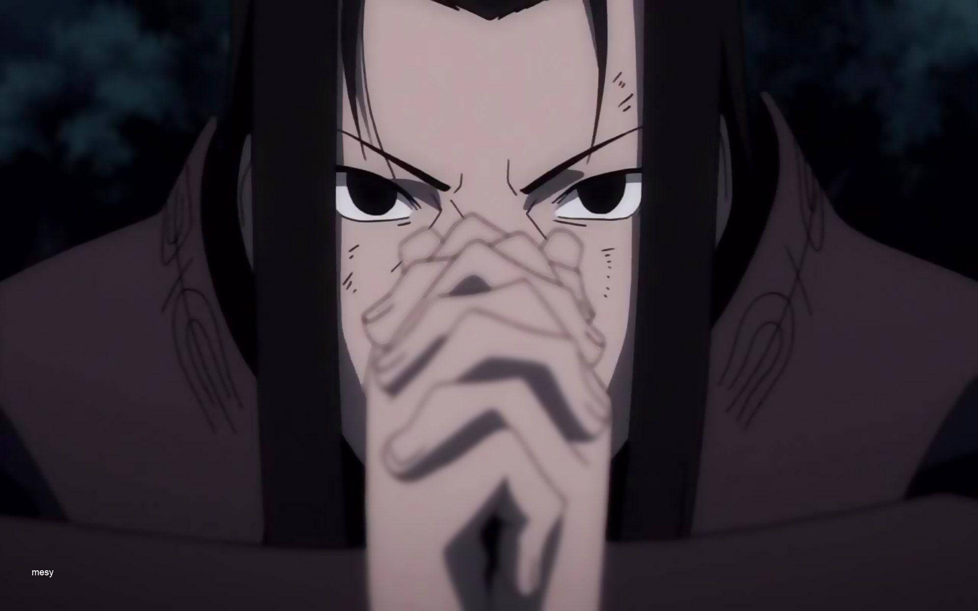 Hashirama Senju, forest, intense eyes, Full HD Desktop Wallpaper