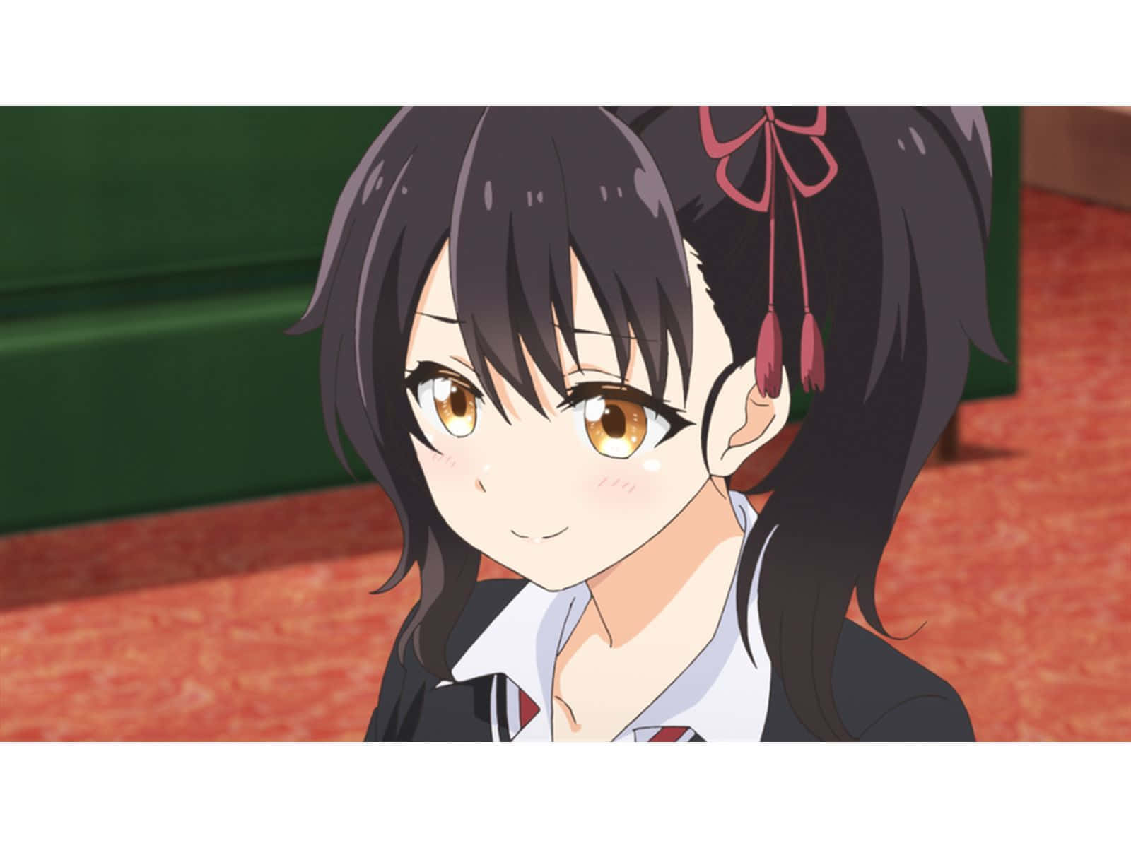 Hasuki Komai, anime girl, dark hair, HD Desktop Wallpaper