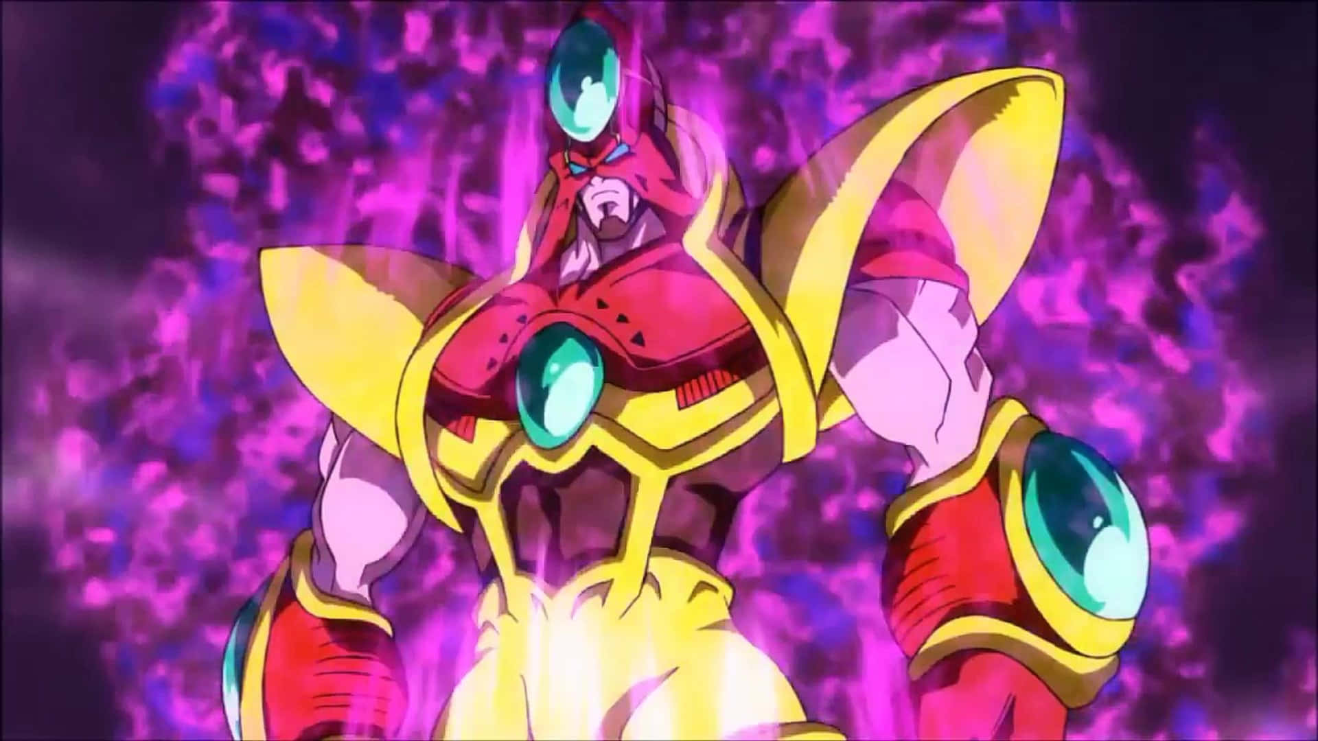 Hatchiyack, red and gold armor, glowing teal eyes, Full HD Desktop Wallpaper