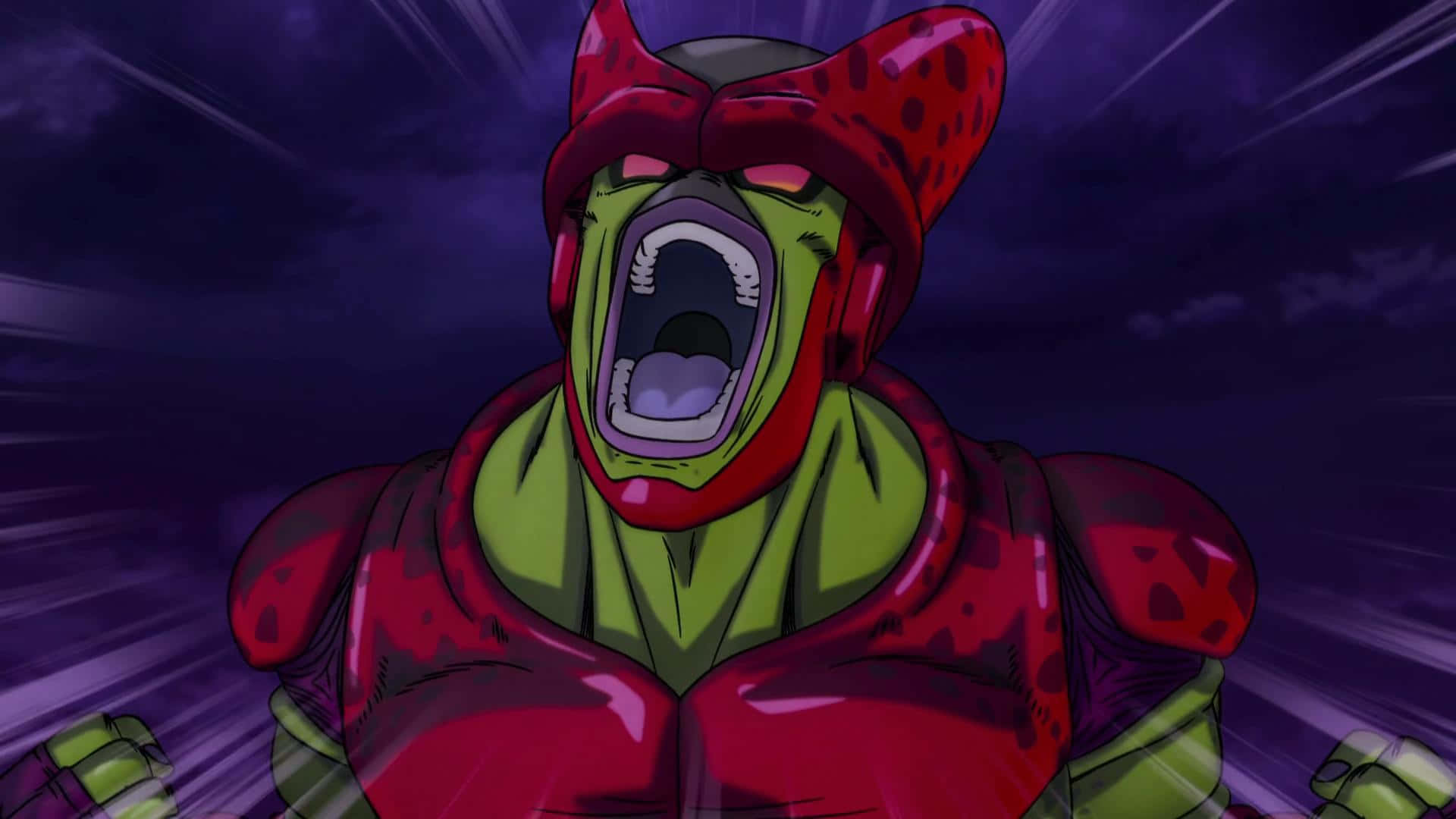 Hatchiyack, green-skinned, red armor, Full HD Desktop Wallpaper